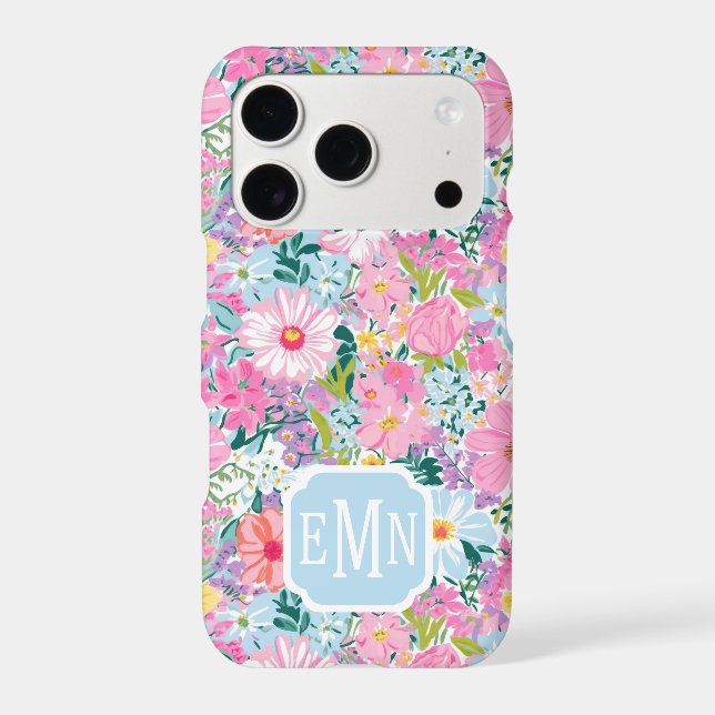 Modern Colourful Garden Monogrammed (Back)