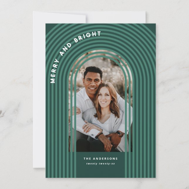 Modern colourful geometric abstract holiday photo (Front)