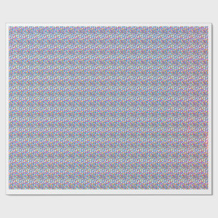 Modern Colourful Geometric Mosaic Pattern Wrapping Paper