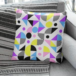 Modern Colourful Geometric Pattern Cushion