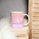 Modern Colourful Glitter Sparkles Personalised Nam Coffee Mug<br><div class="desc">Modern Colourful Glitter Sparkles Personalised Name</div>