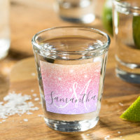 Modern Colourful Glitter Sparkles Personalised Nam