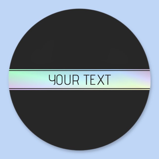 Modern Colourful Gradient & Editable Text Classic Round Sticker (Creator Uploaded)