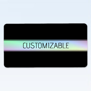 Modern Colourful Gradient & Editable Text Label