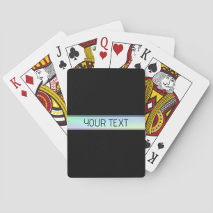 Modern Colourful Gradient & Editable Text Playing Cards