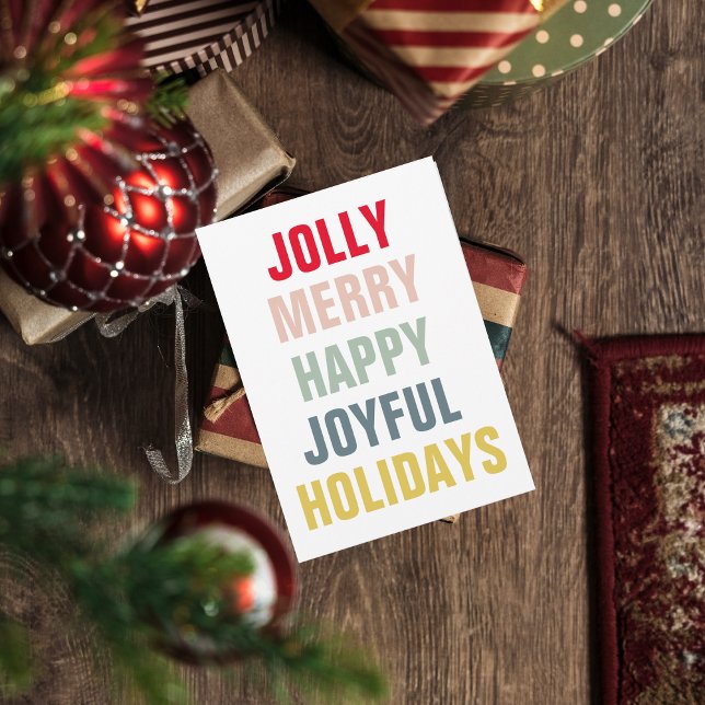 Modern Colourful Happy Holidays (Creator Uploaded)
