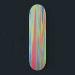 Modern Colourful Holographic Boarder Skateboard<br><div class="desc">Modern holographic looking multicolor deck board for your favourite street skater who surfs the sidewalk or hit the pipes. Unique looking deck for any skate boarder.</div>