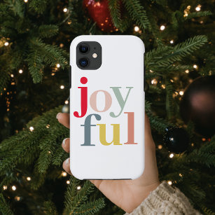 Modern Colourful Joyful Christmas Holiday Gift Case-Mate iPhone Case