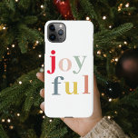 Modern Colourful Joyful Christmas Holiday Gift iPhone 11Pro Max Case<br><div class="desc">Modern Colourful Joyful Christmas Holiday Gift</div>