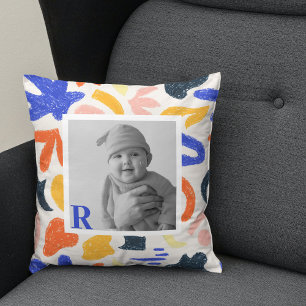 Modern Colourful Kids Photo Cushion