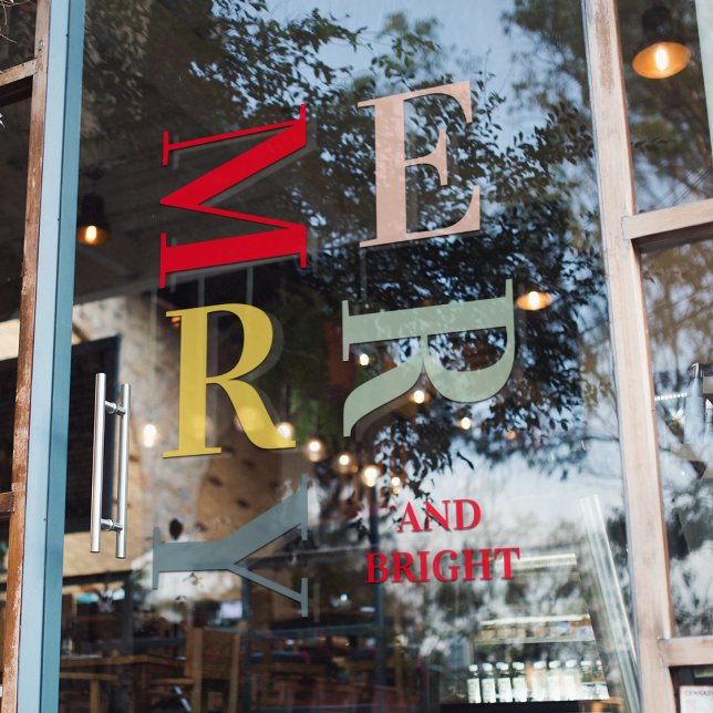 Modern Colourful Merry And Bright  Holidays (Creator Uploaded)