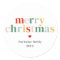 Modern Colourful Merry Christmas