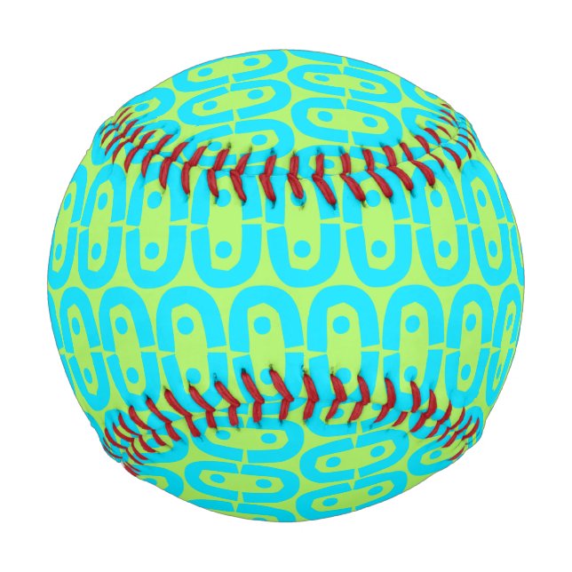 modern colourful pattern baseball (Front)