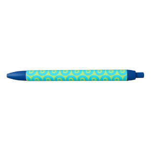 modern colourful pattern black ink pen