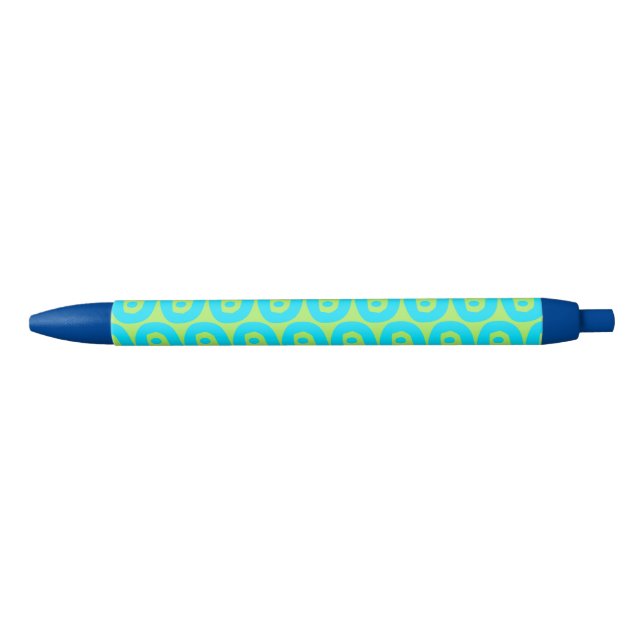 modern colourful pattern black ink pen (Front)