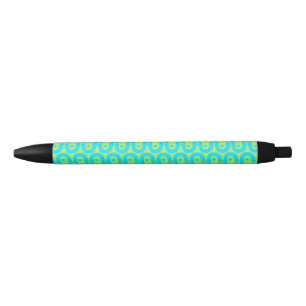 modern colourful pattern black ink pen