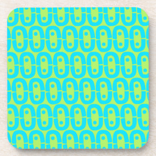 modern colourful pattern coaster