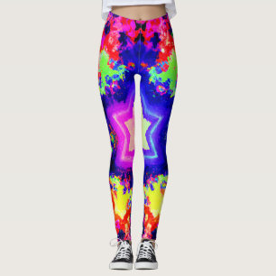 Modern Colourful Pattern Design Leggings