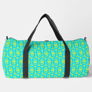 modern colourful pattern duffle bag