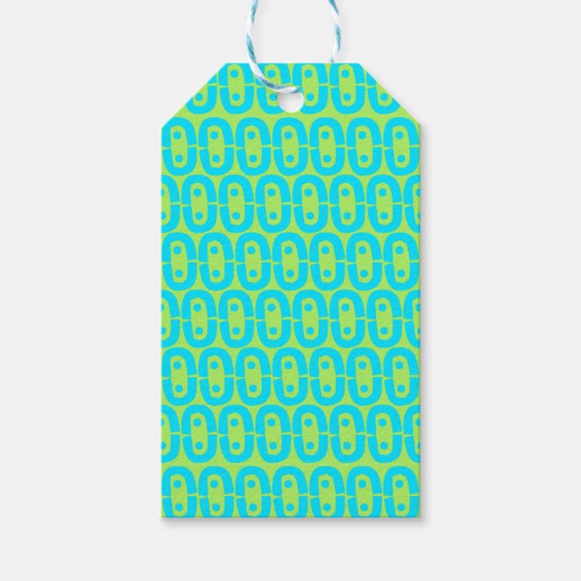 modern colourful pattern gift tags (Front)