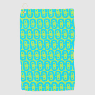 modern colourful pattern golf towel