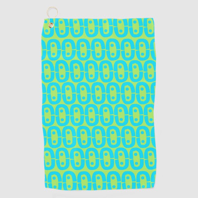 modern colourful pattern golf towel (Front)