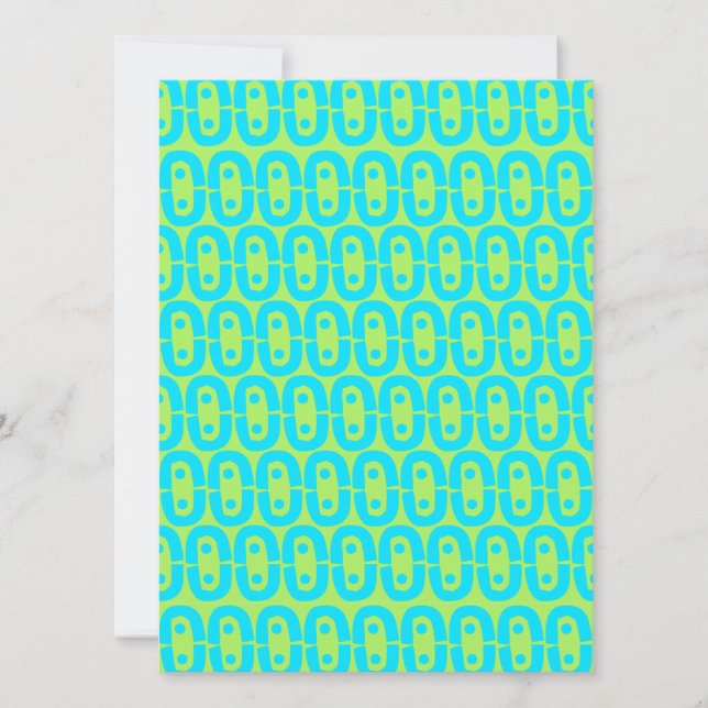 modern colourful pattern holiday card (Front)
