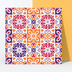 Modern Colourful Pattern Home Decor Floral Ceramic Tile