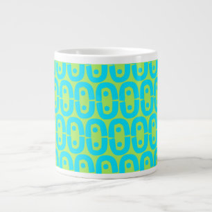 modern colourful pattern large coffee mug