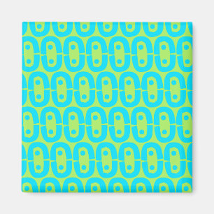 modern colourful pattern magnet