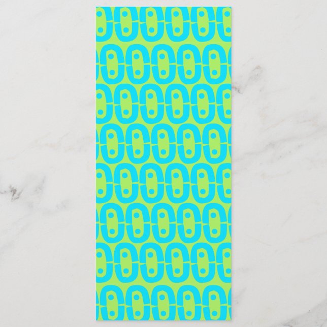 modern colourful pattern menu (Front)