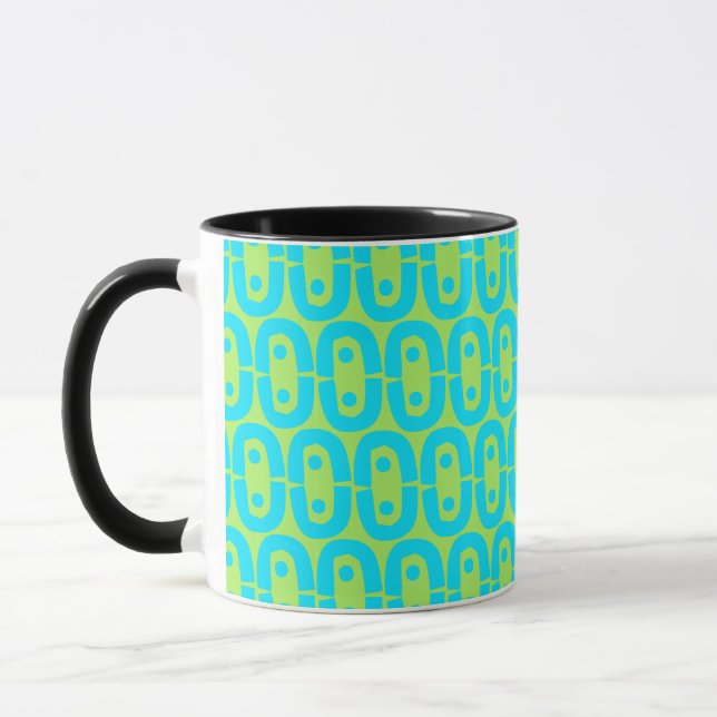 modern colourful pattern mug (Left)
