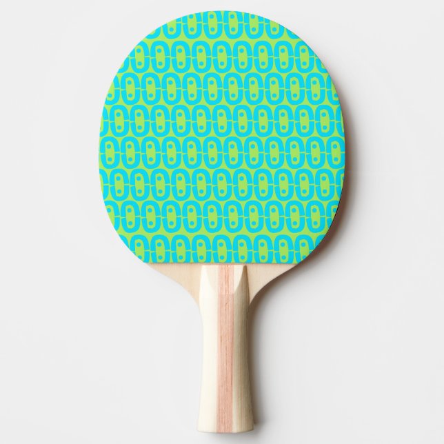 modern colourful pattern ping pong paddle (Front)