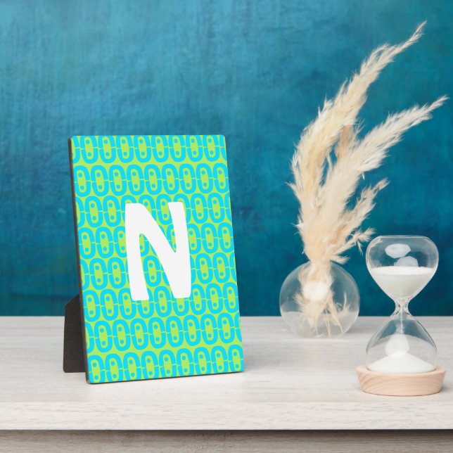 modern colourful pattern plaque (Side)