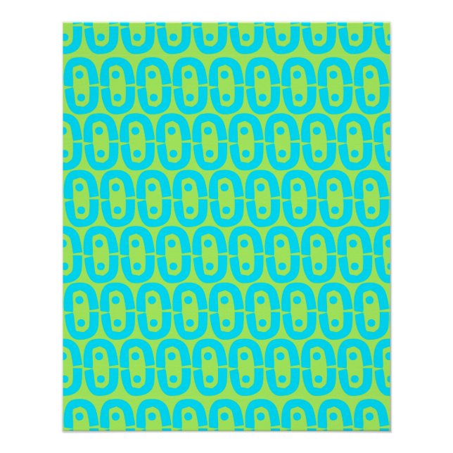 modern colourful pattern poster (Front)