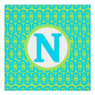 modern colourful pattern poster
