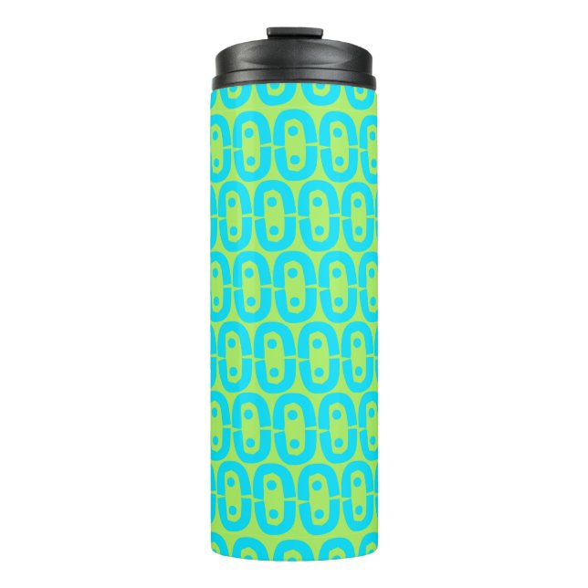 modern colourful pattern thermal tumbler (Front)