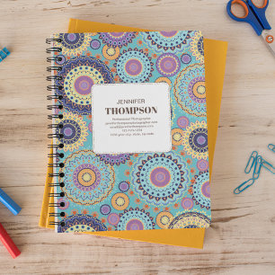 Modern Colourful Personalised Geometric Planner