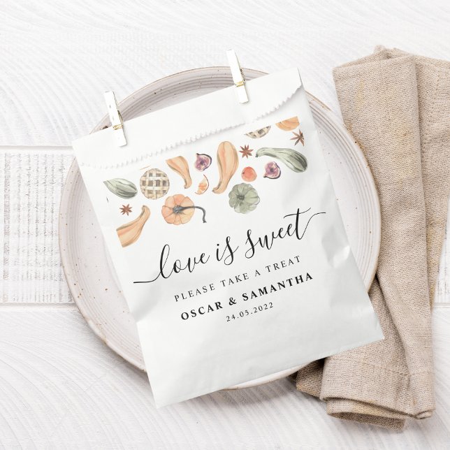 Modern Colourful Pumpkin Autumn  Favour Bag (Creator Uploaded)