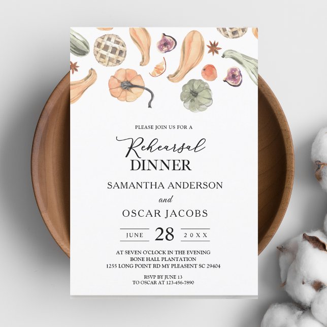 Modern Colourful Pumpkin Autumn  Invitation (Creator Uploaded)