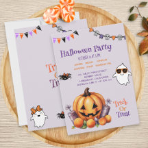 Modern Colourful Pumpkin Candy Kids Halloween Part
