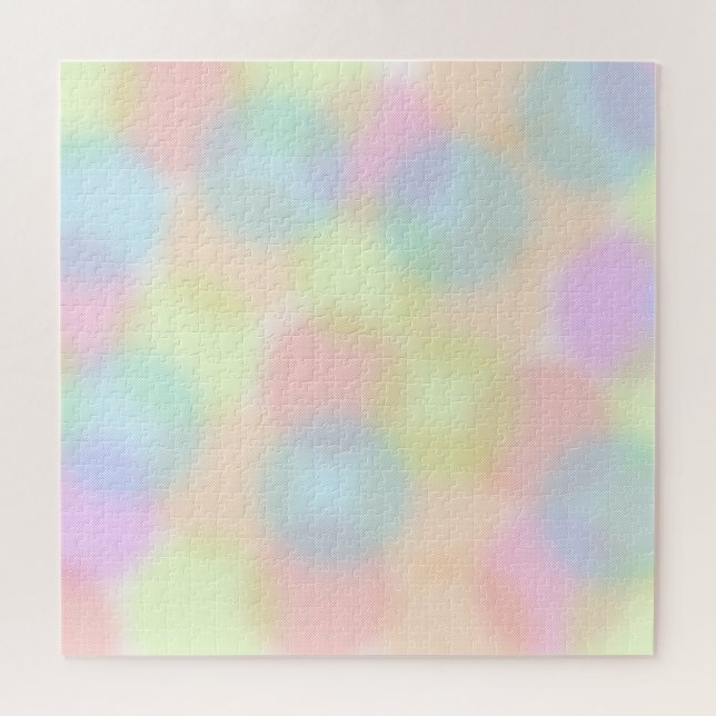 Modern colourful Rainbow gradient Watercolor  Jigsaw Puzzle (Horizontal)