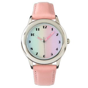 Modern colourful Rainbow pastel gradient colourful Watch