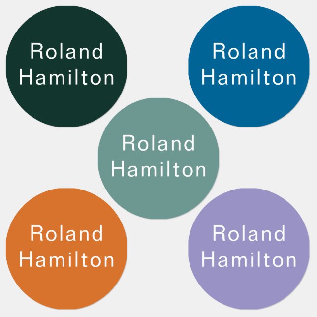 Modern Colourful School Kids Name (Group)