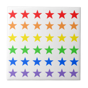Modern Colourful Starry Pattern Ceramic Tile