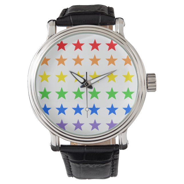 Modern Colourful Starry Pattern Watch (Front)