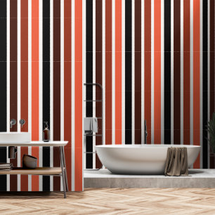 Modern Colourful Striped Pattern  Wallpaper