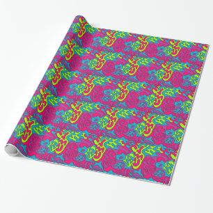 Modern Colourful Textured Background Wrapping Paper
