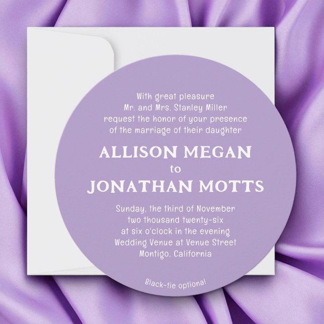 Modern Colourful Unique Simple Wedding Invitation (Creator Uploaded)