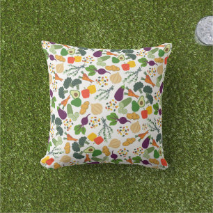 modern Colourful Vegetable Pattern Cushion